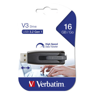 Verbatim 16GB Store 'n' 'Go' 3.0 USB Drive - Black