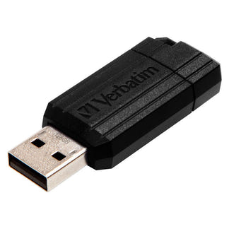 Verbatim 128GB Store 'n' 'Go' Pinstripe 2.0 USB Drive - Black