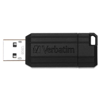 Verbatim 128GB Store 'n' 'Go' Pinstripe 2.0 USB Drive - Black