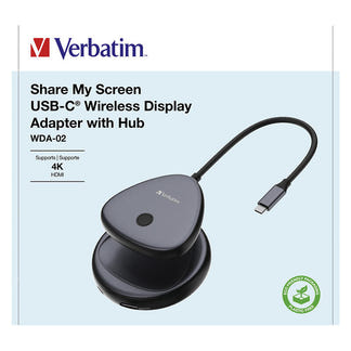 Verbatim USB-C Wireless 4K HDMI Adapter