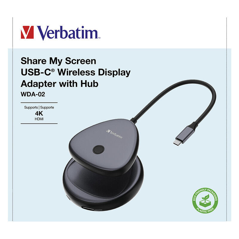 Verbatim USB-C Wireless 4K HDMI Adapter