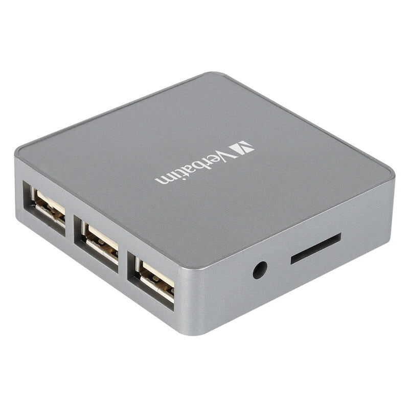 Verbatim USB 2.0 All-in-1 Card Reader & Hub
