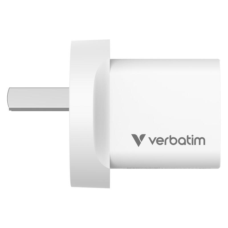 Verbatim Mini GaN 20W Charger Bundle with USB-C to USB-C Cable
