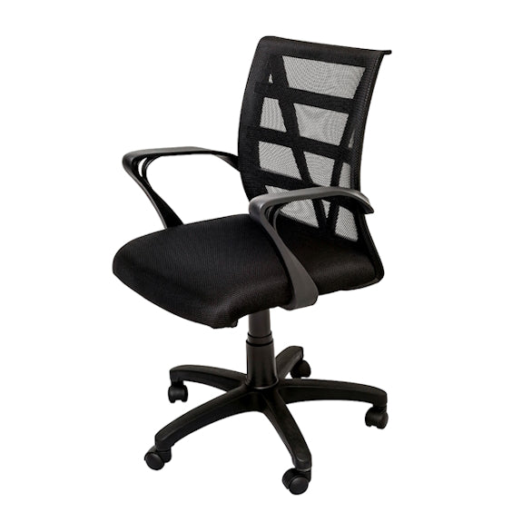 Vienna Gas Lift Office Chair - Black