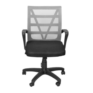 Vienna Gas Lift Office Chair - Black/Silver