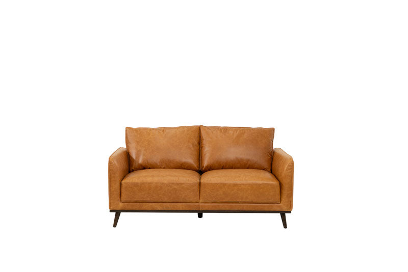 Vignette 2 Seater Leather Sofa - Tan