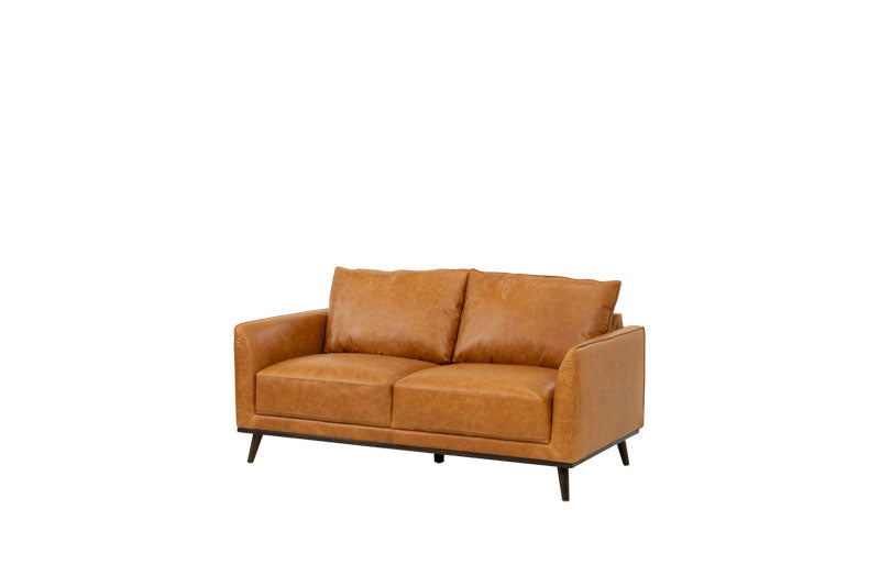 Vignette 2 Seater Leather Sofa - Tan