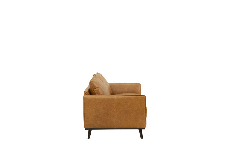Vignette 2 Seater Leather Sofa - Tan
