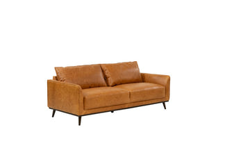 Vignette 3 Seater Leather Sofa - Tan