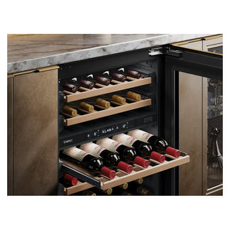 Vintec 31 Bottle Dual Zone Wine Fridge Cabinet - Panel Ready