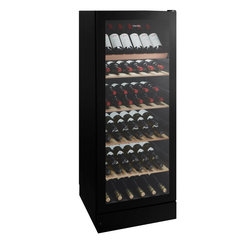 Vintec 148 Bottle Wine Cabinet - Black
