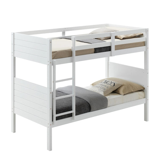 Welling Single Over Single Bunk Bed - White
