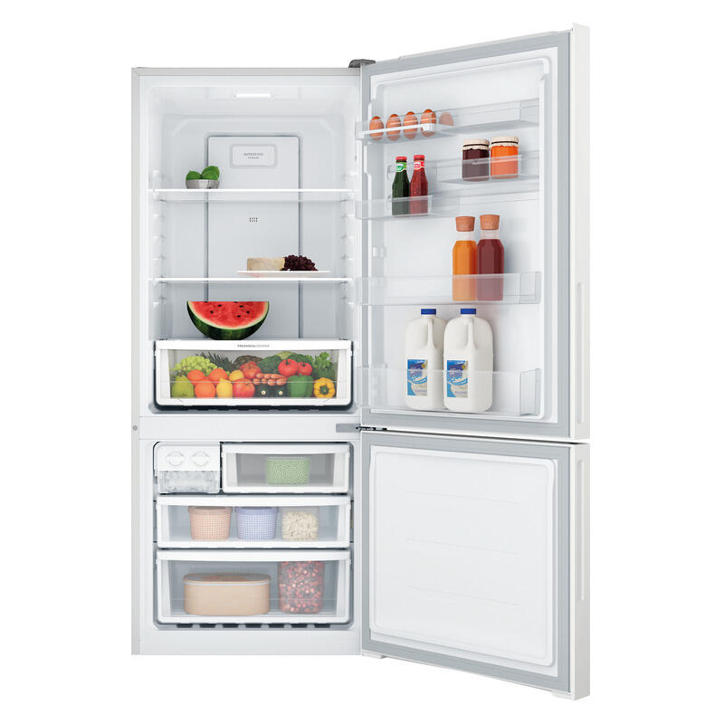 Westinghouse 425L Bottom Mount Fridge Freezer - White