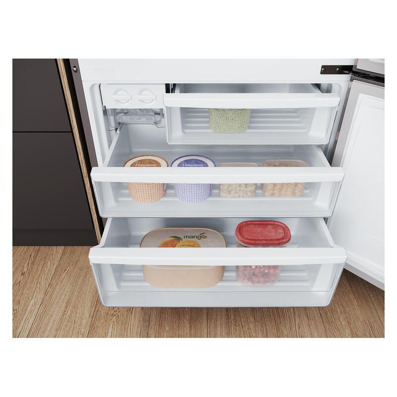 Westinghouse 496L Bottom Mount Fridge Freezer - Silver