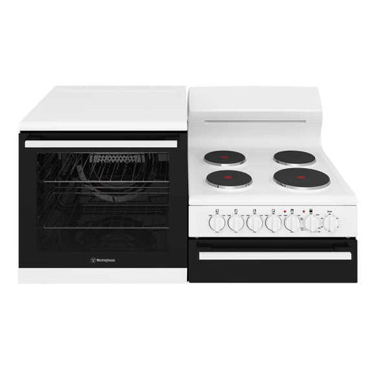 Westinghouse 110cm Elevated Electric Freestanding Oven with Hob Cooktop & Seperate Grill