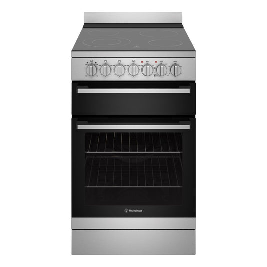 Westinghouse 54cm Freestanding Electric Cooker - Stainless Steel