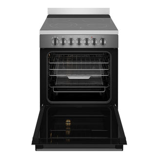 Westinghouse 60cm Freestanding Electric Cooker - Dark Stainless Steel