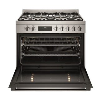 Westinghouse 90cm Dual Fuel Freestanding Cooker - Stainless Steel