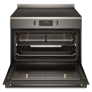 Westinghouse 90cm Freestanding Electric Cooker - Dark Stainless Steel