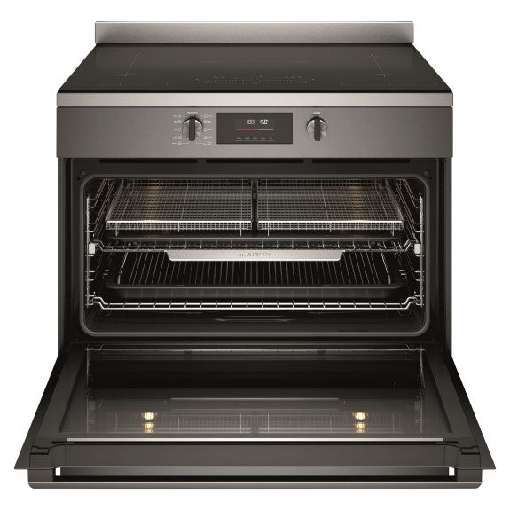 Westinghouse 90cm Freestanding Electric Cooker - Dark Stainless Steel