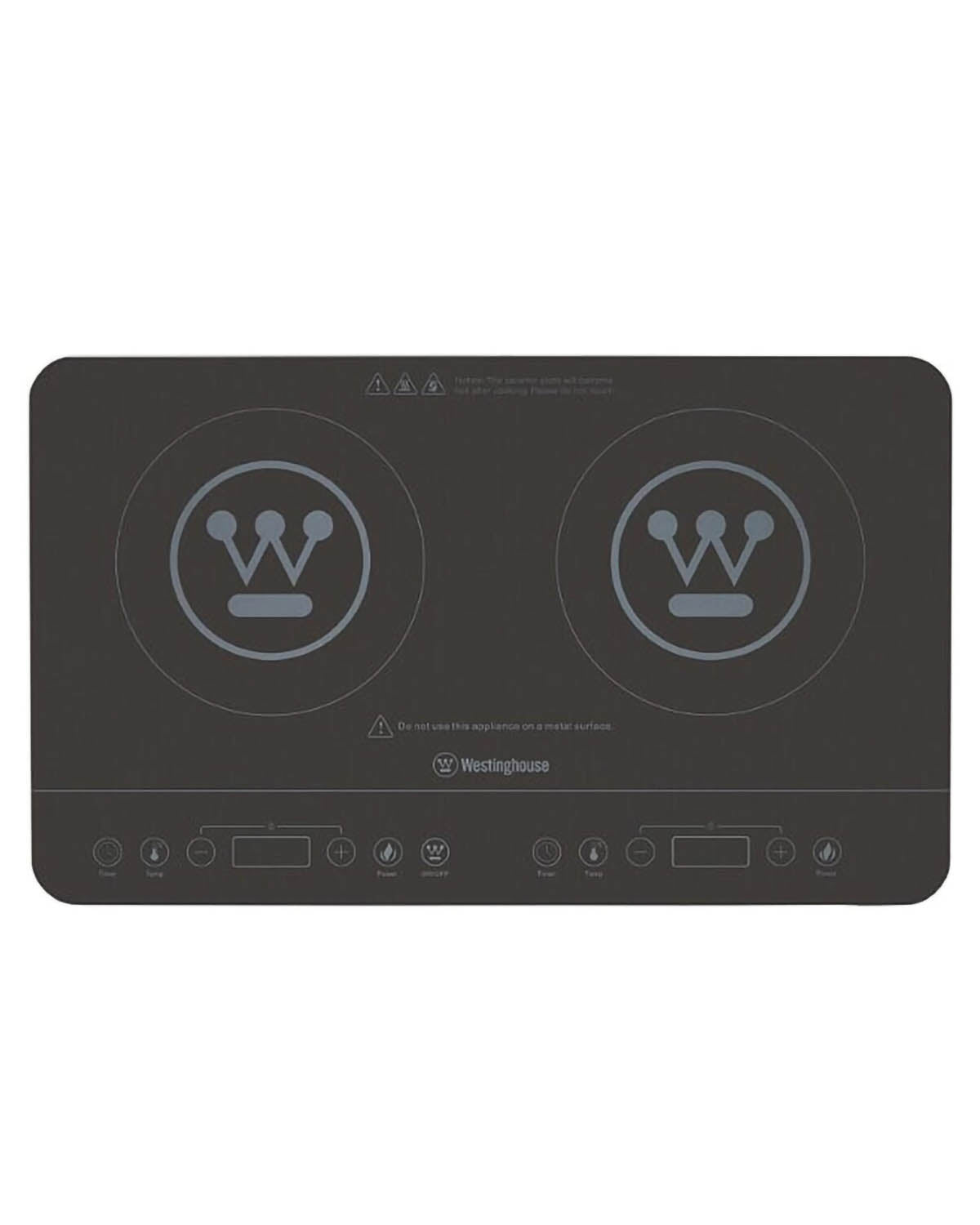 Westinghouse Portable Twin Induction Cooktop - Black