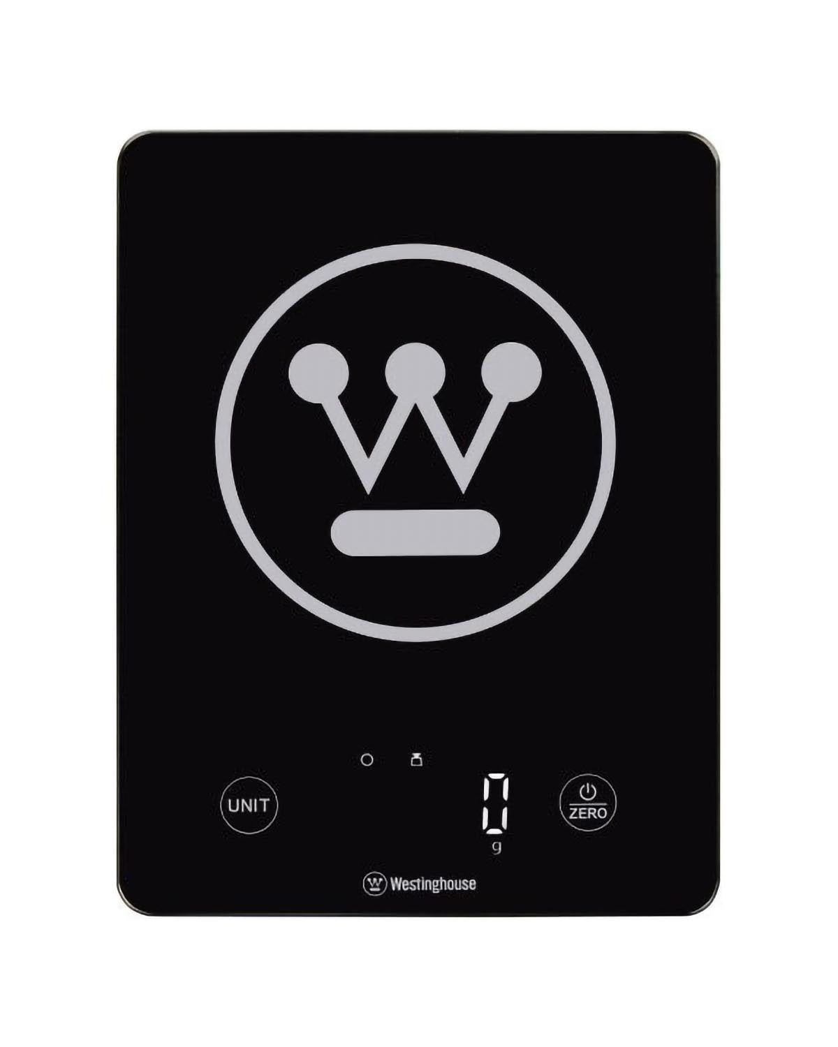 Westinghouse Slimline Digital Kitchen Scales - Black