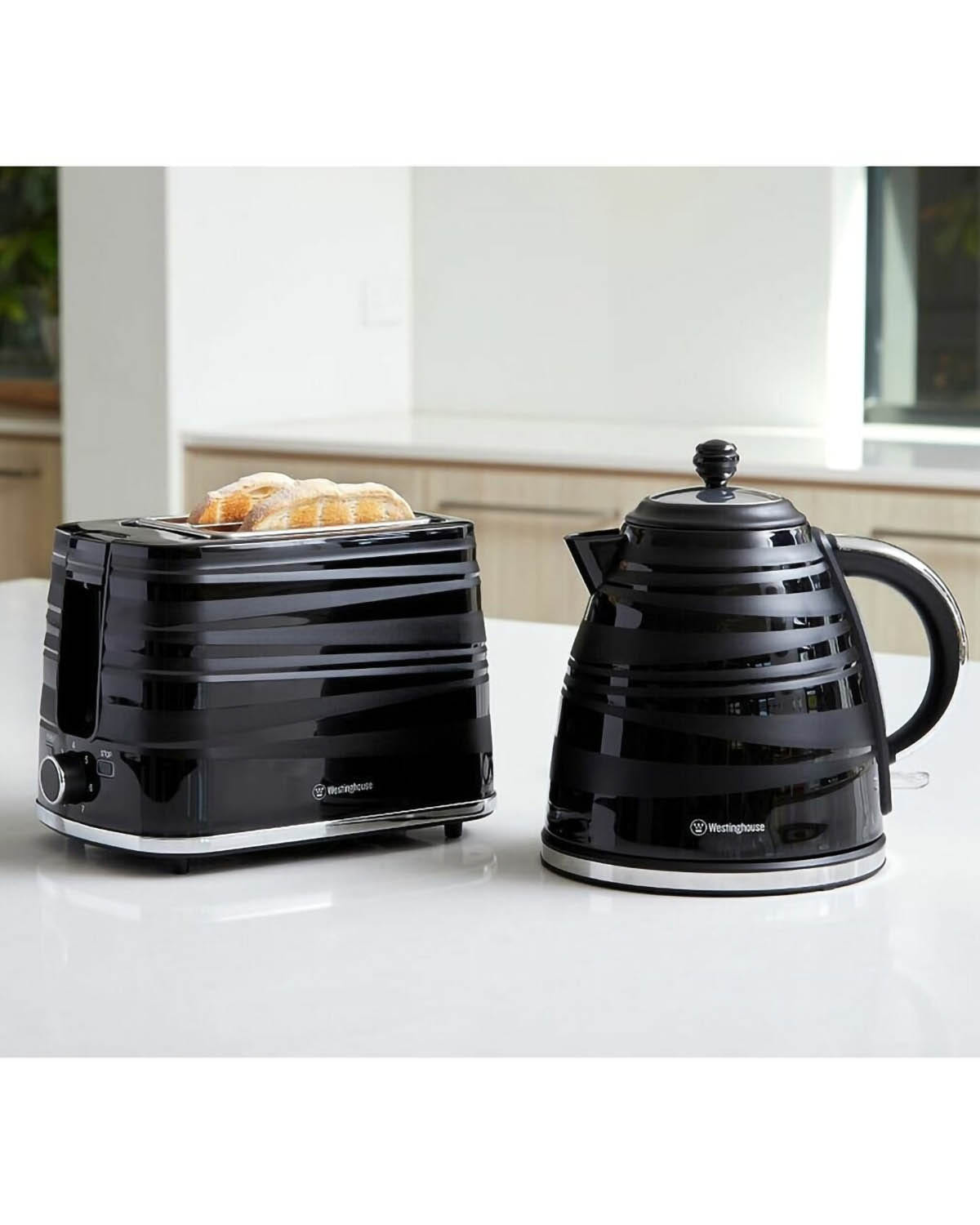 Stan Toaster Westinghouse Kettle & Toaster Pack - Black Stripe – Stan Cash