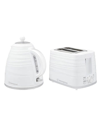 Westinghouse Kettle & Toaster Pack - White Stripe