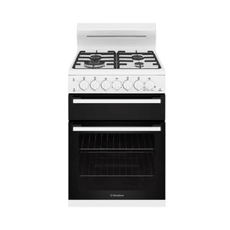 Westinghouse 54cm Freestanding Gas Oven + Grill - White