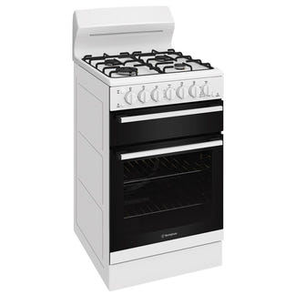 Westinghouse 54cm Freestanding Gas Oven + Grill - White