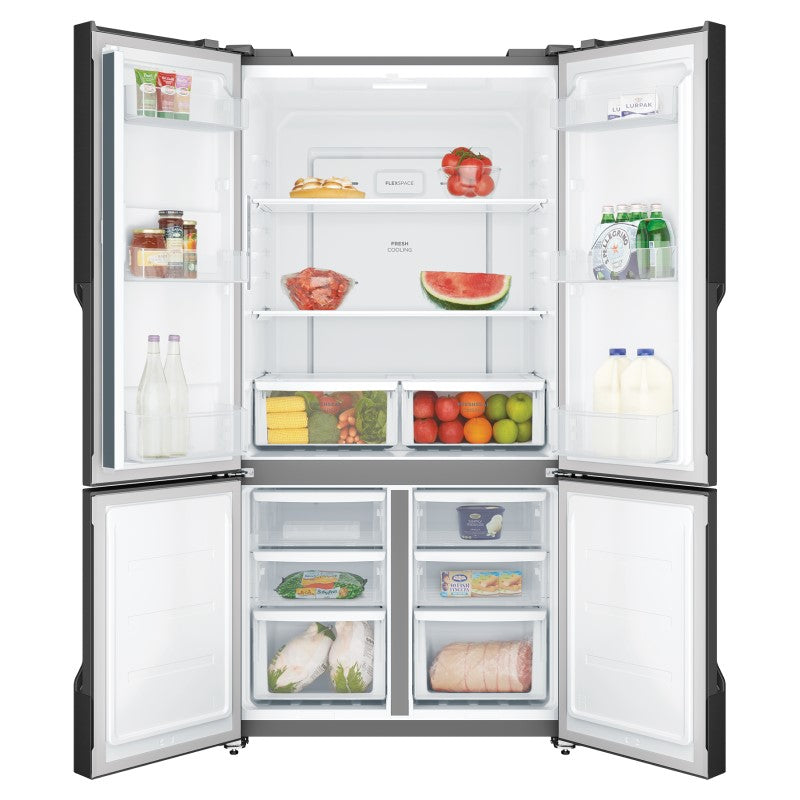 Westinghouse 564L Quad Door Fridge Freezer - Matte Black