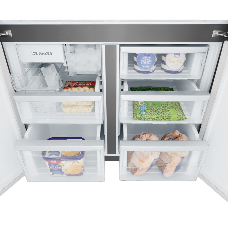 Westinghouse 564 Litre French Quad Door Refrigerator - Matte Black