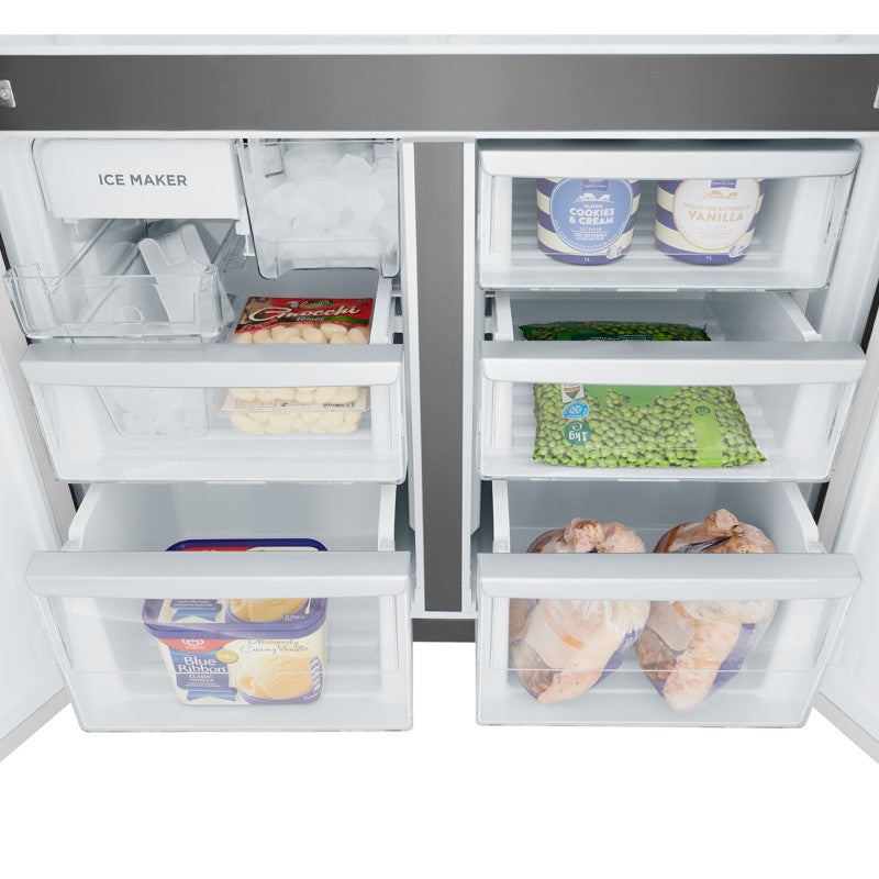 Westinghouse 564 Litre Quad Door Refrigerator with Water Tank - Matte Charcoal Black