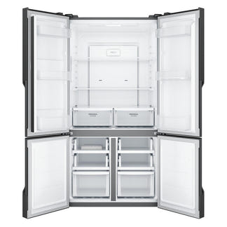 Westinghouse 564L Quad Door Fridge Freezer - Matte Charcoal Black