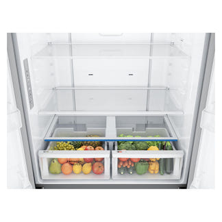 Westinghouse 564L Quad Door Fridge Freezer - Matte Charcoal Black