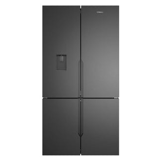 Westinghouse 564L Quad Door Fridge Freezer with Water Dispenser - Matte Charcoal Black