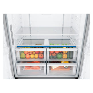 Westinghouse 564L Quad Door Fridge Freezer with Water Dispenser - Matte Charcoal Black