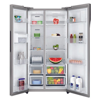 Westinghouse 624L Side by Side Refrigerator - Silver