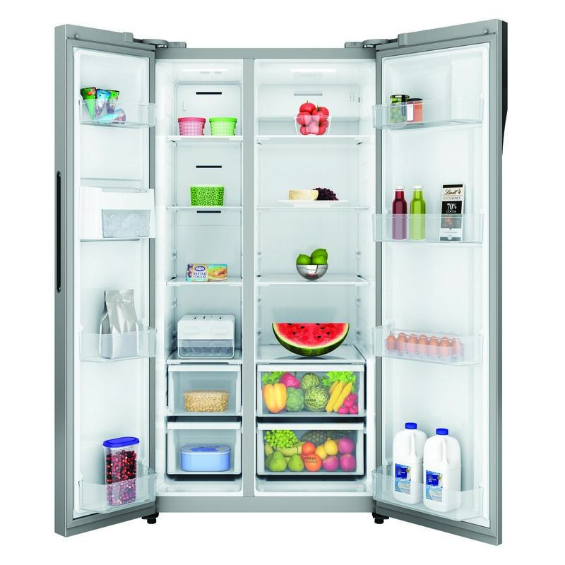 Westinghouse 624L Side by Side Refrigerator - Silver