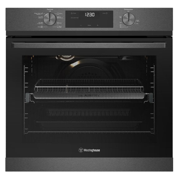 Westinghouse 60cm Multi-Function Oven with Air Fry - Dark Stainless Steel