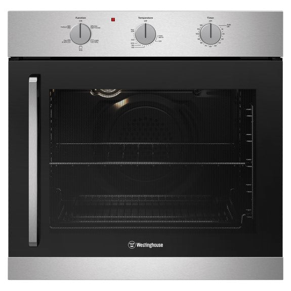 Westinghouse 60cm Multi-Function 5 Side-Opening Oven - Stainless Steel