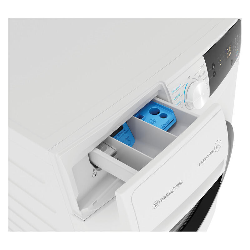 Westinghouse 7.5kg Front Load Washing Machine - White (EasyCare 300)