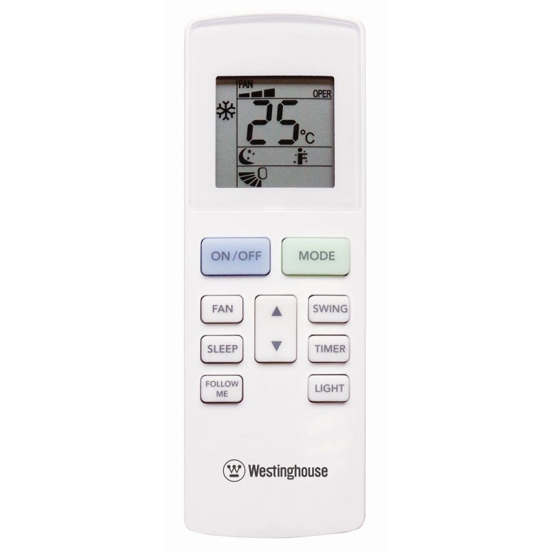 Westinghouse 2.2/1.9kW Window Wall Reverse Cycle Air Conditioner with LCD Remote