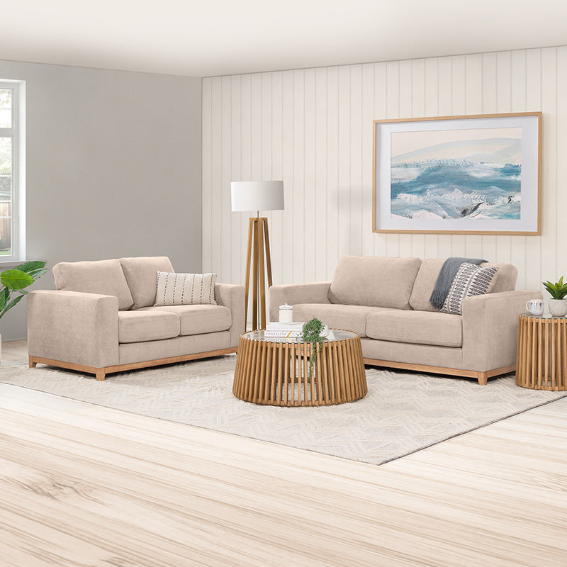 Willow 2 Seater Fabric Sofa - Champagne