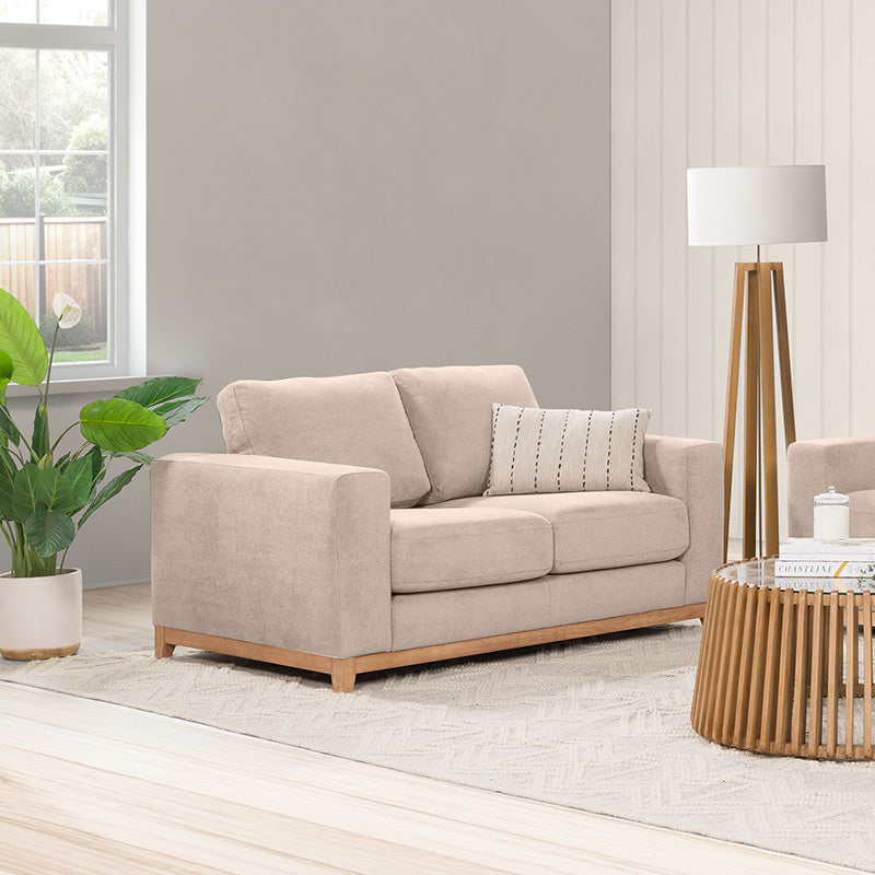Willow 2 Seater Fabric Sofa - Champagne