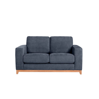 Willow 2 Seater Fabric Sofa - Azure