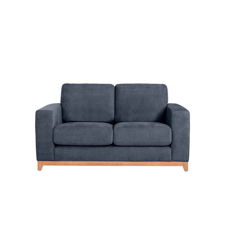 Willow 2 Seater Fabric Sofa - Azure