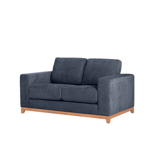 Willow 2 Seater Fabric Sofa - Azure