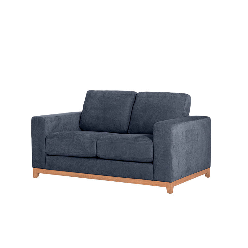 Willow 2 Seater Fabric Sofa - Azure