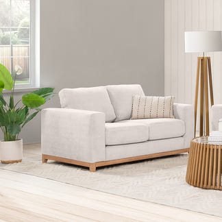 Willow 2 Seater Fabric Sofa - Ivory